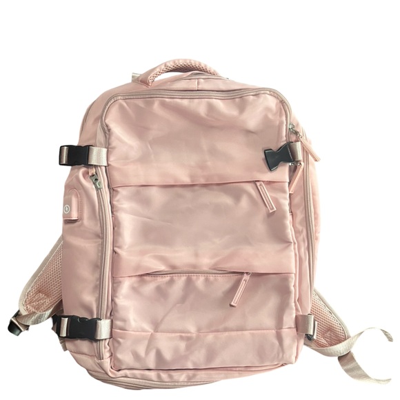 Light Pink Travel Backpack - Picture 3 of 6